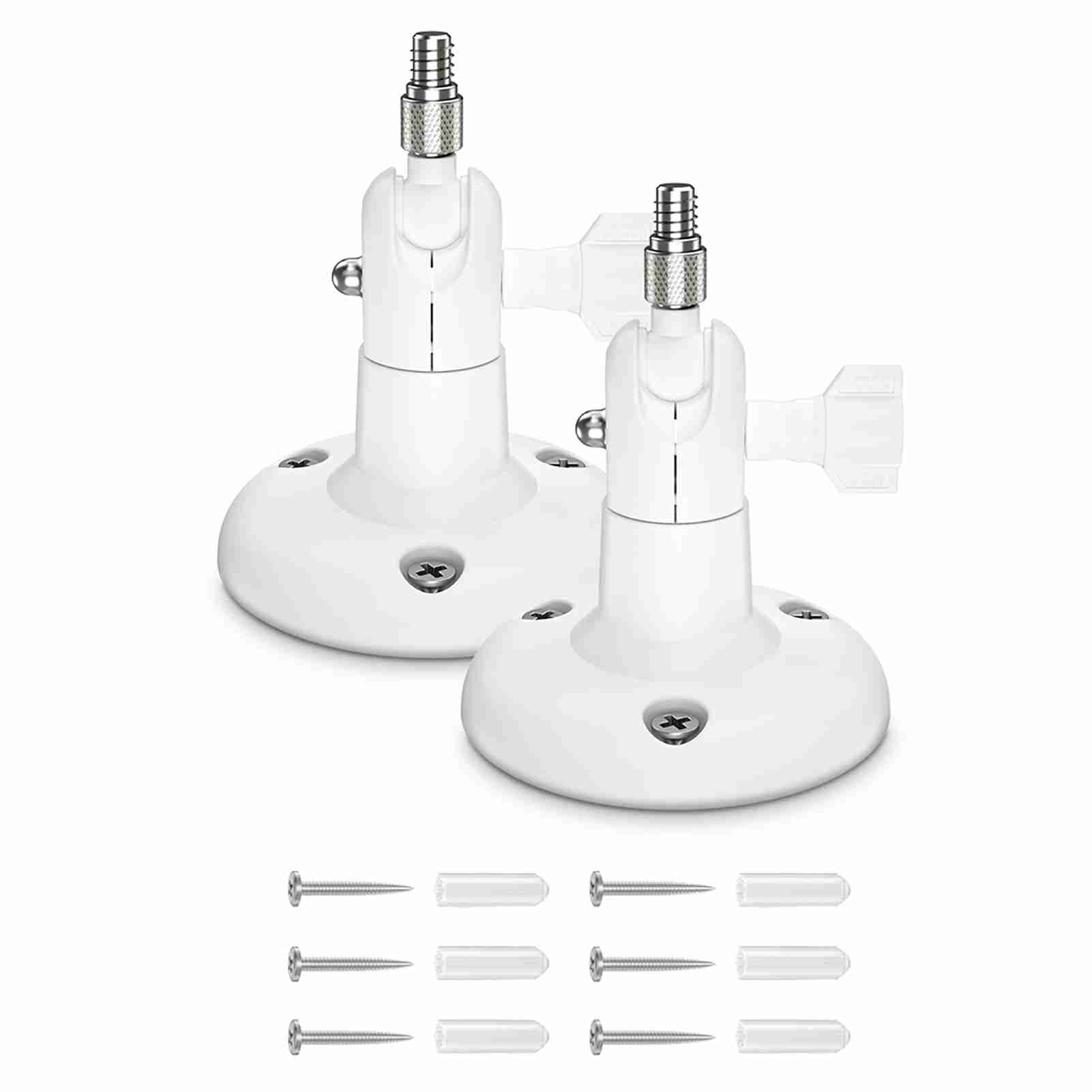 2er-pack Verstellbare Wandhalterung Für Arlo Hd/arlo Pro/arlo Pro2/arlo Go/arlo Ultra/wyze Cam Pan Heimkameras, Weiß, Für Den Innen- Und Außenbereich