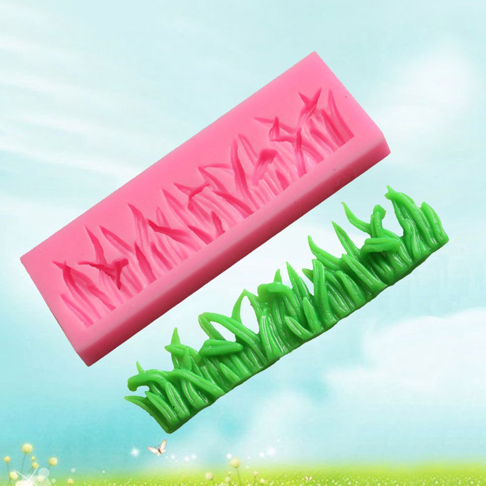 3d-grass-seifenform, Fondant-kuchen-dekorationsform, Silikon-diy-backwerkzeug