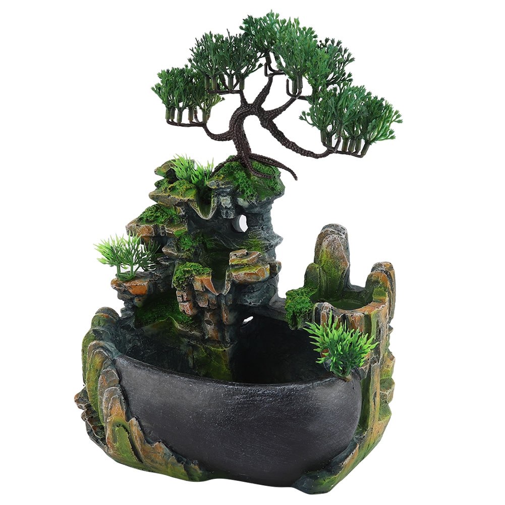 Mini-wasserfall-tischbrunnen Zen-meditationswasserfall