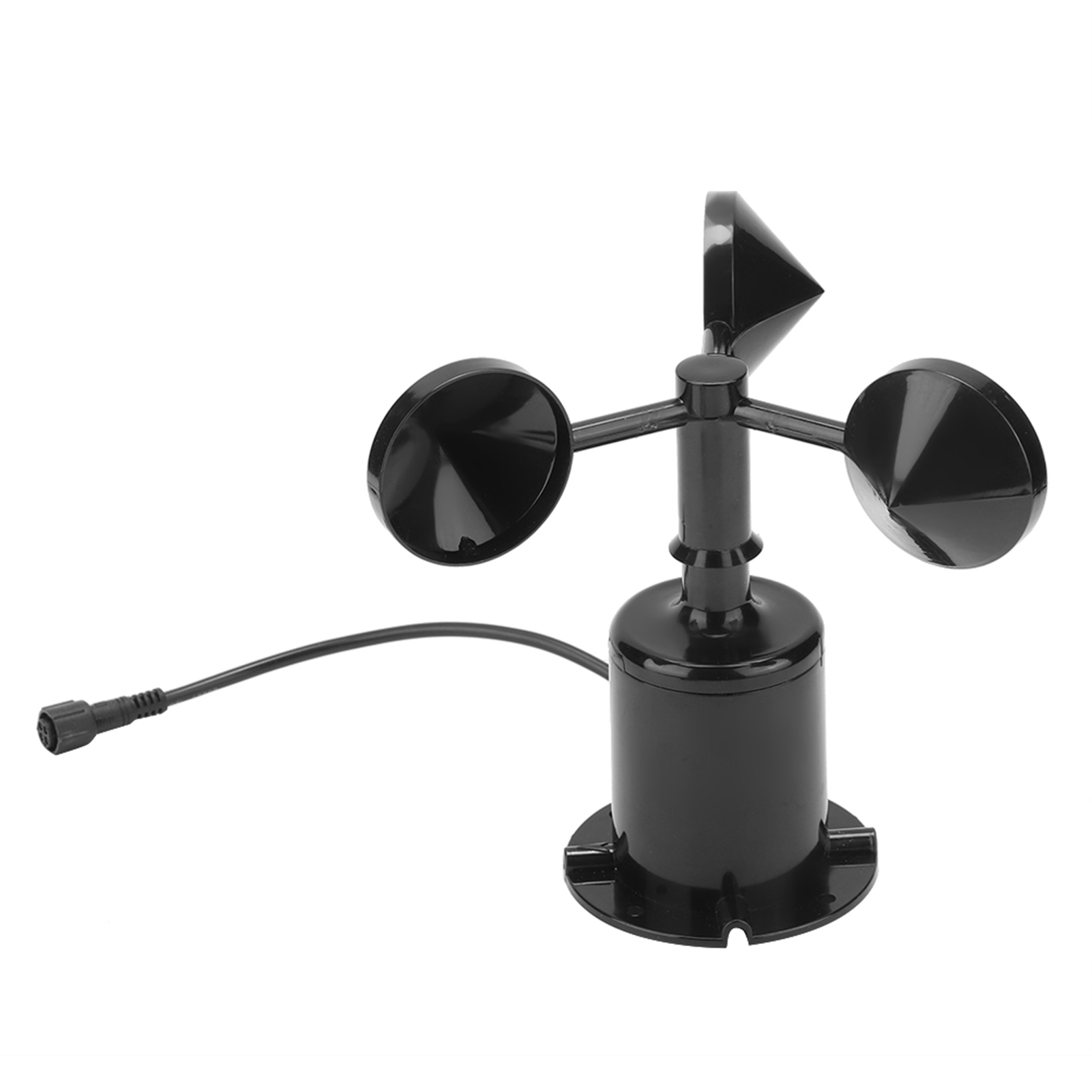 0-70 M/s Umgebungssignal-ausgangsimpuls Typ Dreischalen-windgeschwindigkeitssensor Anemometer