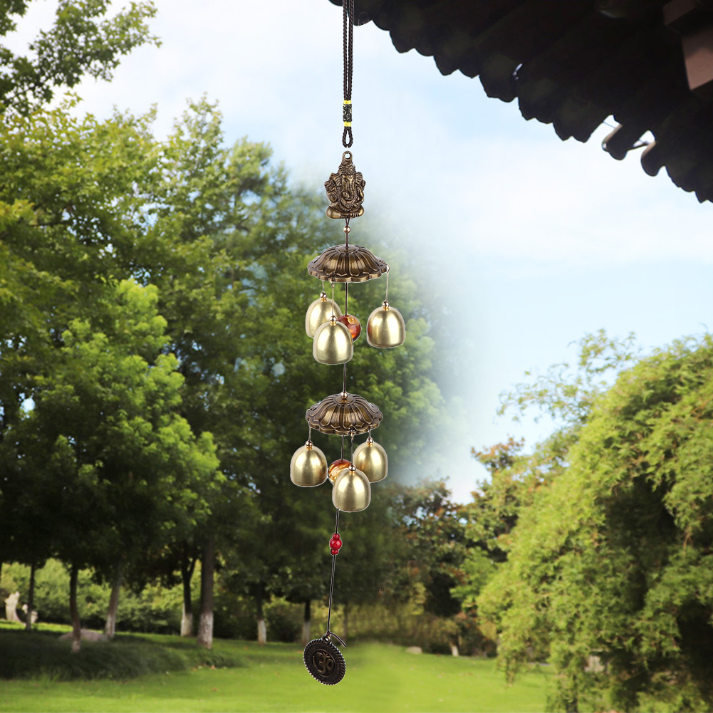 Windspiel Glocke Metall Tierform Heimdekoration Gartendekoration (03)