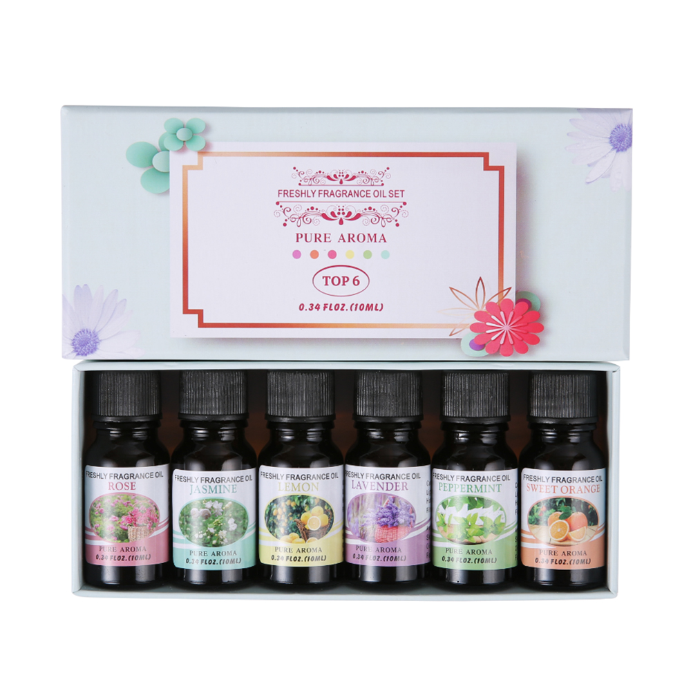 Flaschen/set À 10 Ml Ätherisches Öl, Natürliches Pflanzenaroma, Duftöl Für Luftbefeuchter