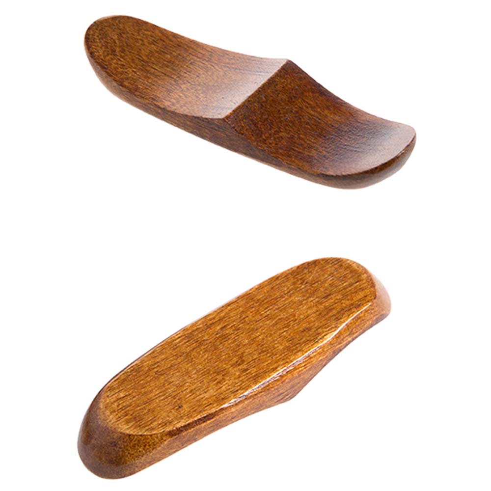 5-teiliges Essstäbchenhalter-set Aus Kaffeefarbenem Holz Für Löffel, Gabeln Und Essstäbchen Zum Aufbewahren Am Esstisch