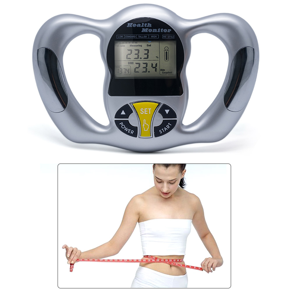 Digitaler Körperfettanalysator, Multifunktionales, Tragbares Handgerät Zur Körperfettmessung Für Fitnessüberwachung