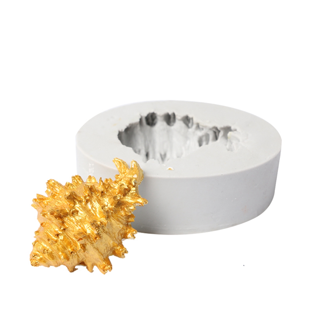 Schokoladenform Der Marine-serie: Muschel, Seestern, Fischschwanz, Diy-silikonform Für Kuchen 03