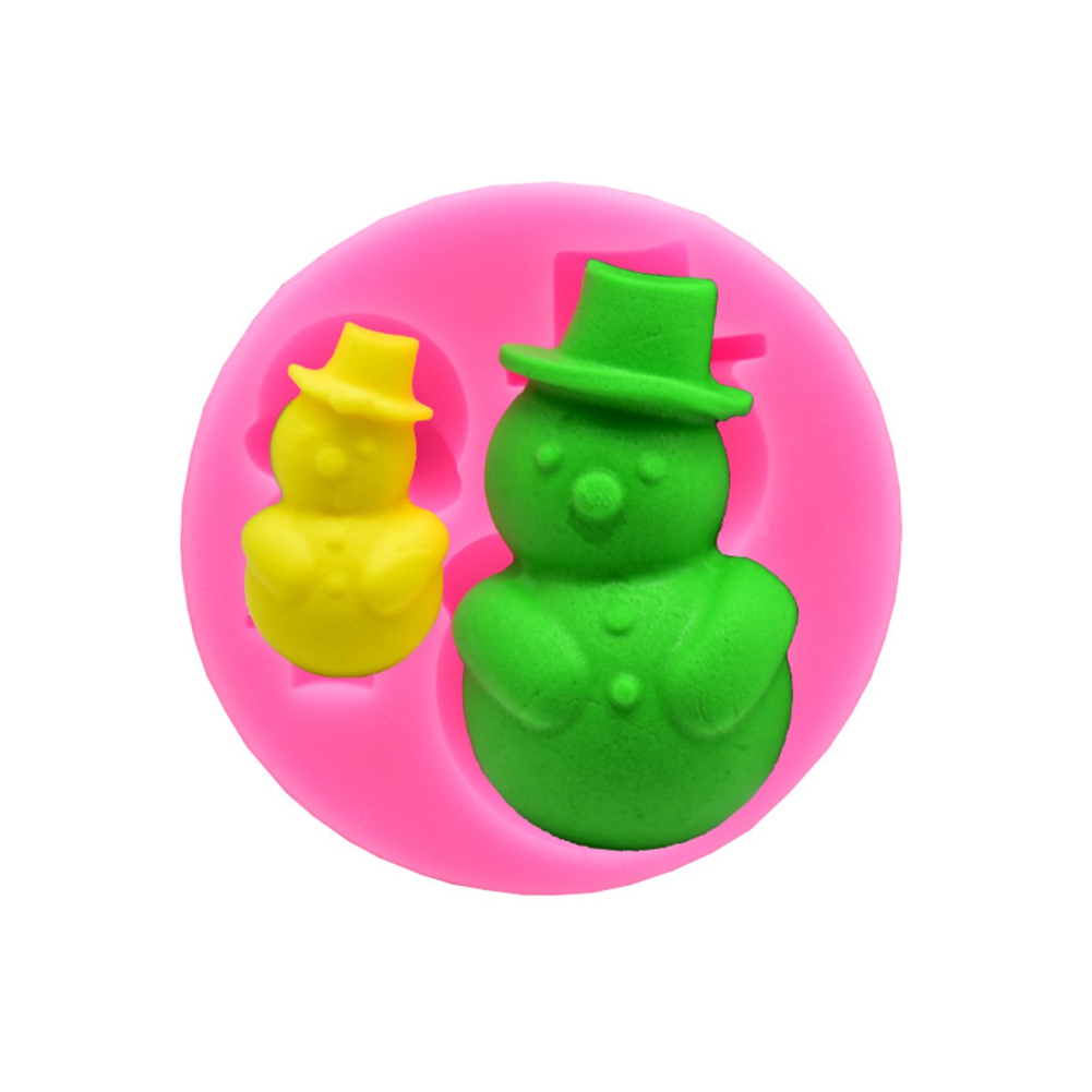 Weihnachtliche Silikon-backform Zum Selbermachen, Mehrfache Dekorative Kuchen-, Fondant- Und Schokoladenform (1)