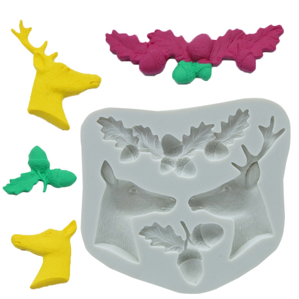 Weihnachtliche Silikon-backform Zum Selbermachen, Mehrfache Dekorative Kuchen-, Fondant- Und Schokoladenform (5)