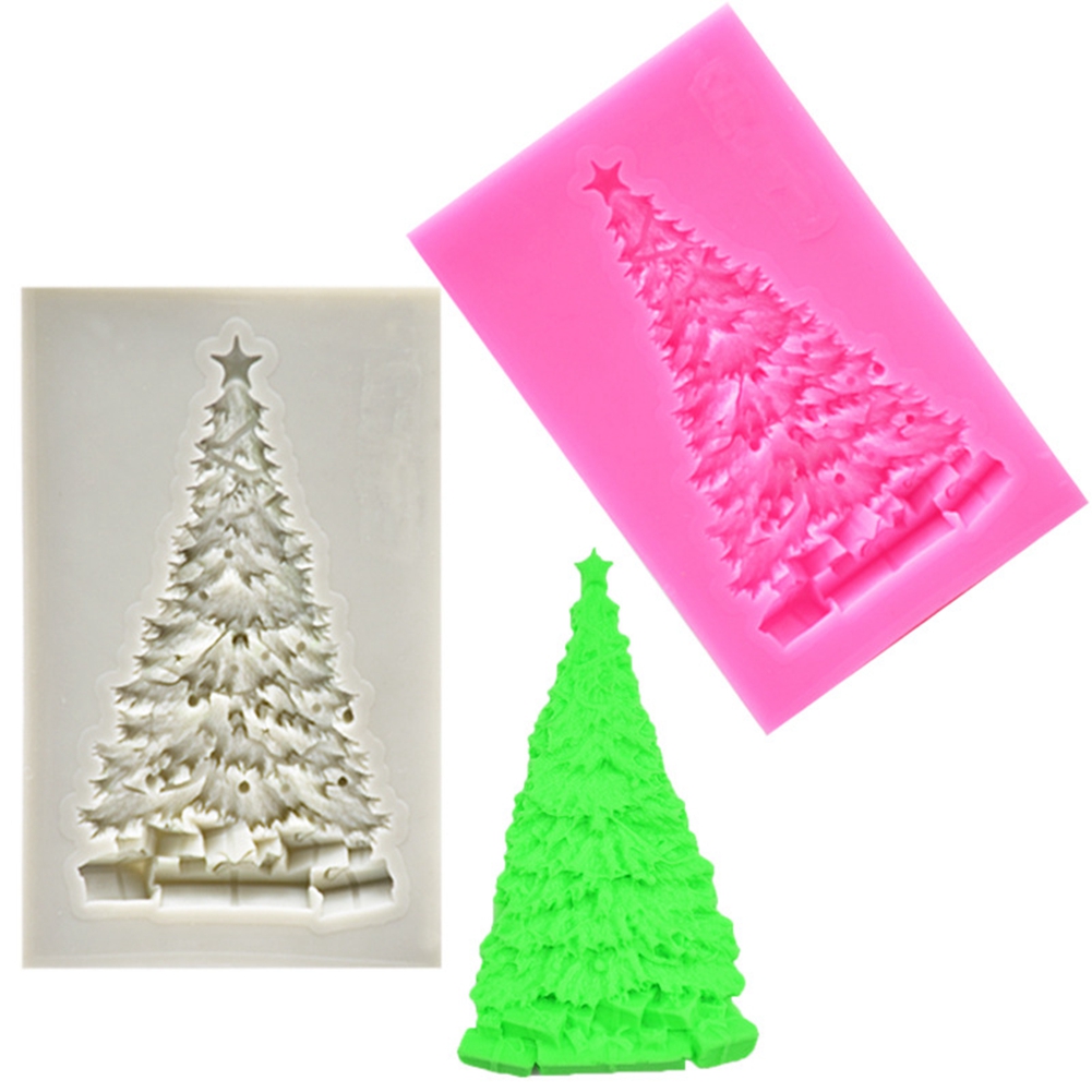 Weihnachtliche Silikon-backform Zum Selbermachen, Mehrfache Dekorative Kuchen-, Fondant- Und Schokoladenform (15)