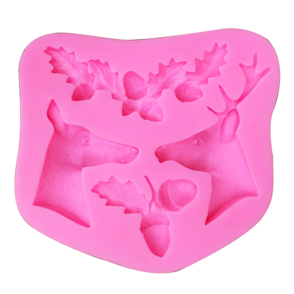 Weihnachtliche Silikon-backform Zum Selbermachen, Mehrfache Dekorative Kuchen-, Fondant- Und Schokoladenform (4)