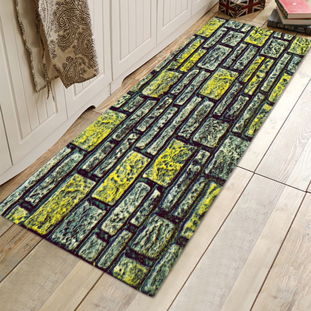 Rutschfeste Fußmatte, Türvorleger, Teppich Für Küche, Wohnzimmer, Schlafzimmer, Dekoration, 40 X 120 Cm