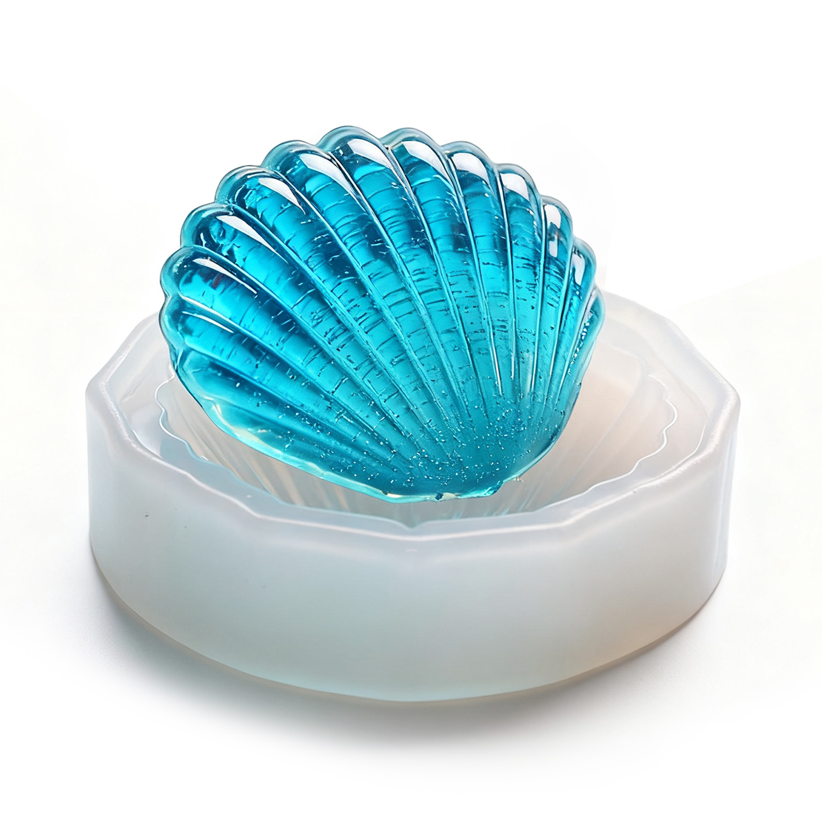 Silikonform In Muschelform Zum Selbermachen Von Fondant, Kuchen, Dekorationen, Backen Und Seifenherstellung (50-591)
