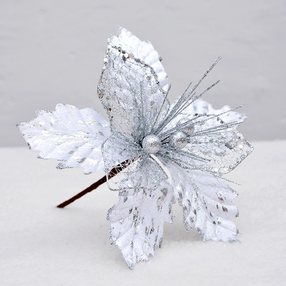 Künstliche Weihnachtsblume, Simulierter, Multifunktionaler Künstlicher Weihnachtsstern, Weihnachtsblumendekoration Für Zuhause