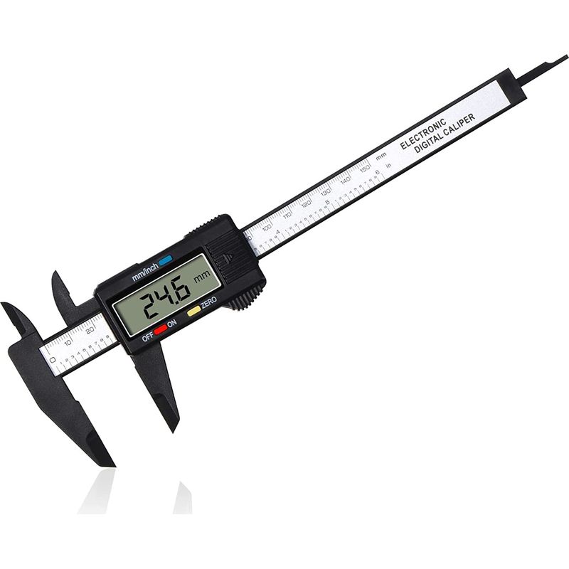 Digitaler Messschieber, Klassischer 150-mm-/6-zoll-digitalmessschieber Mit Großem Lcd-display Für Außen- Und Innenmessungen, Elektronisches Messwerkzeug Für Tiefe Und Neigung
