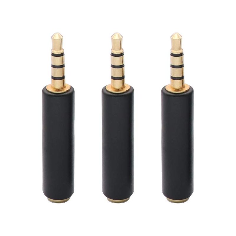 Av-adapterkabel Für Kamera-video 3,5 Mm Auf Cinch Av, 3,5-mm-klinkenstecker Auf 3 Cinch-stecker Für Stereo-audio-aux-kabel Für Smartphones, Mp3-player, Tablets, Lautsprecher, Heimkino (3er-pack)