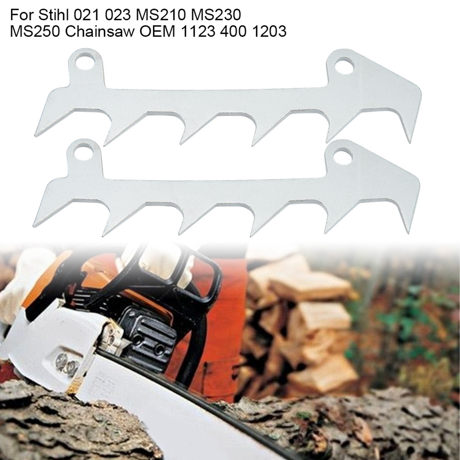 2-teiliges Anschlagset Für Stihl Ms170, Ms180, Ms210, Ms250 Modelle (neu 017, 018, 021) – Heimwerkerzubehör