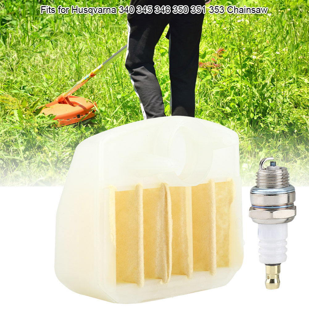 Luftfilter- Und Zündkerzensatz L7t Für Husqvarna 340 345 346 350 351 353 Kettensäge