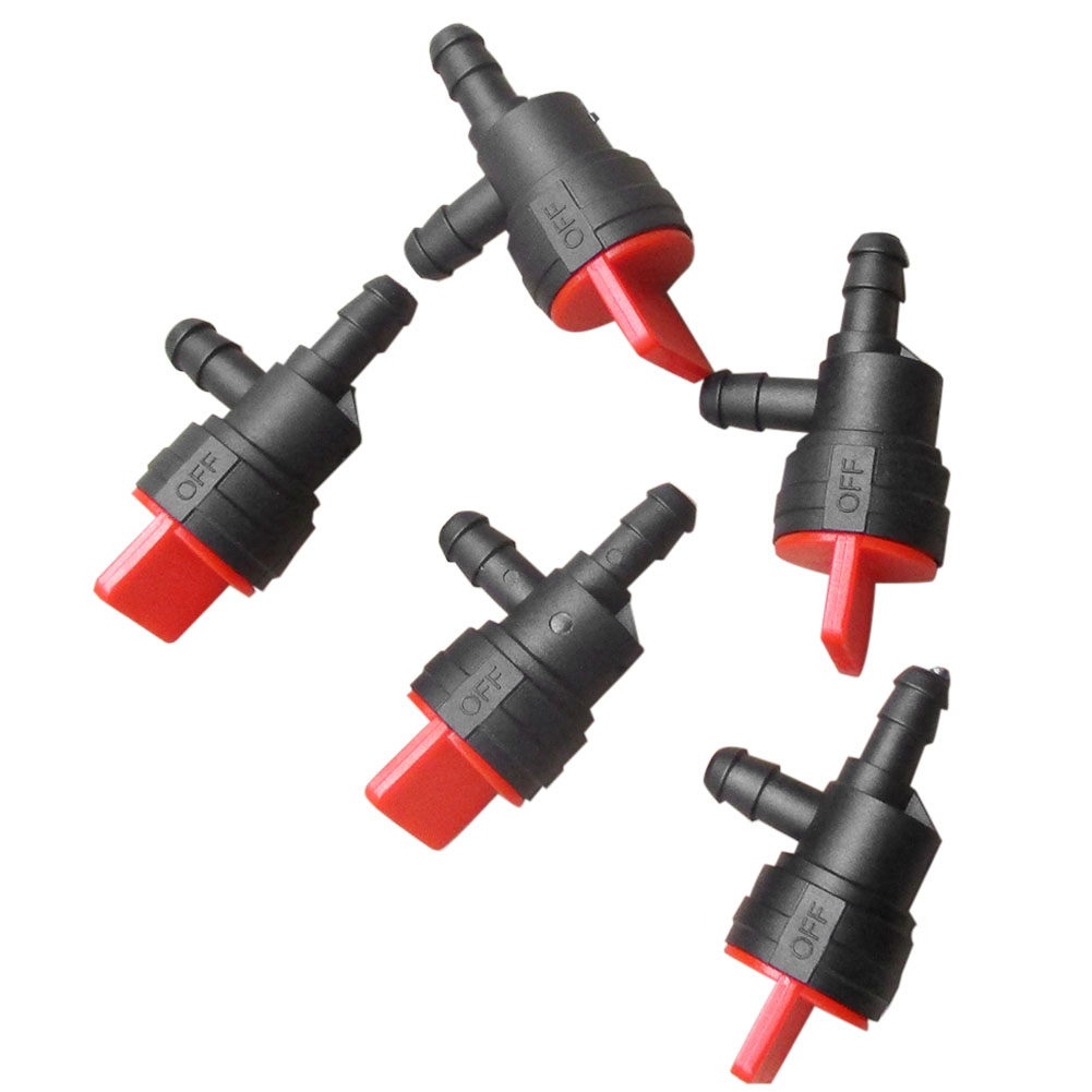 90°-kraftstoffabsperrventile 1/4" Inline Für Atv, Kart, Rasenmäher Und Fahrrad