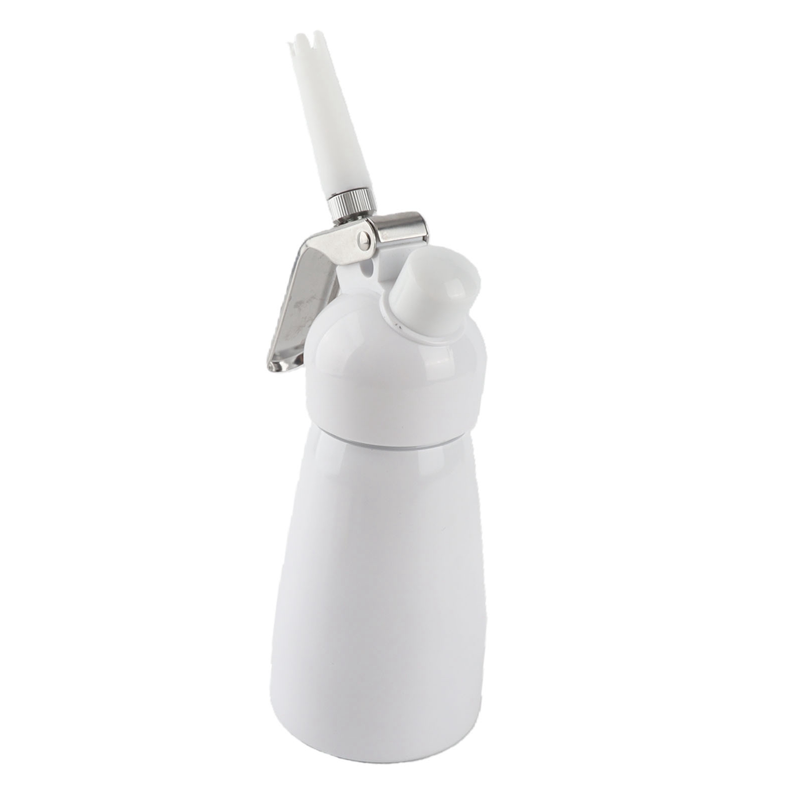 Tragbarer Cremespender (250 Ml), Aus Rotem Aluminium, Weiß