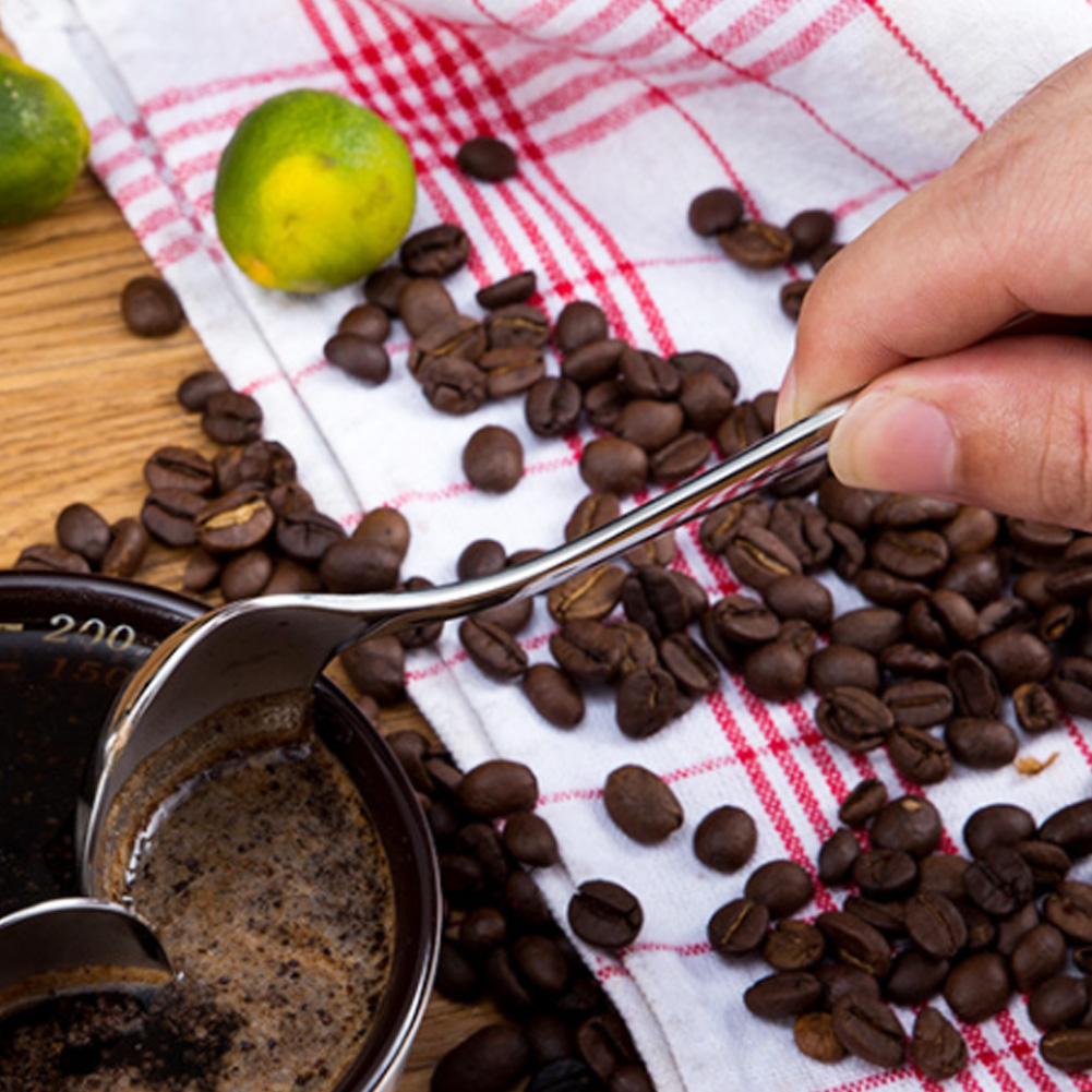 Langer Teelöffel Aus Edelstahl Mit Langem Griff, Ideal Für Kaffee, Tee Und Reis Sowie Als Besteck.