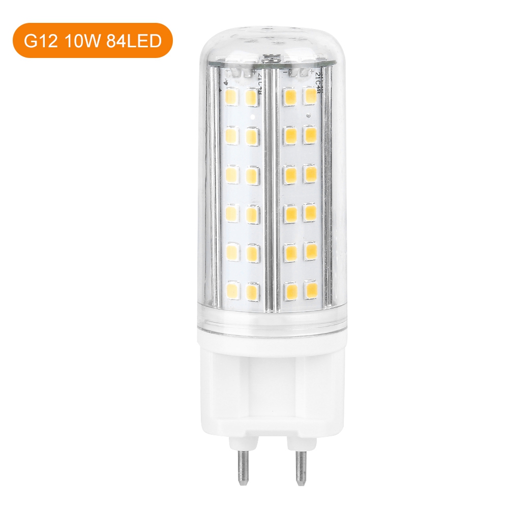 G12 Led-maiskolbenlampe 10w Hochleistungs-heimgebrauchslampe Mit 85 Leds Ac85-265v (warmweiß)