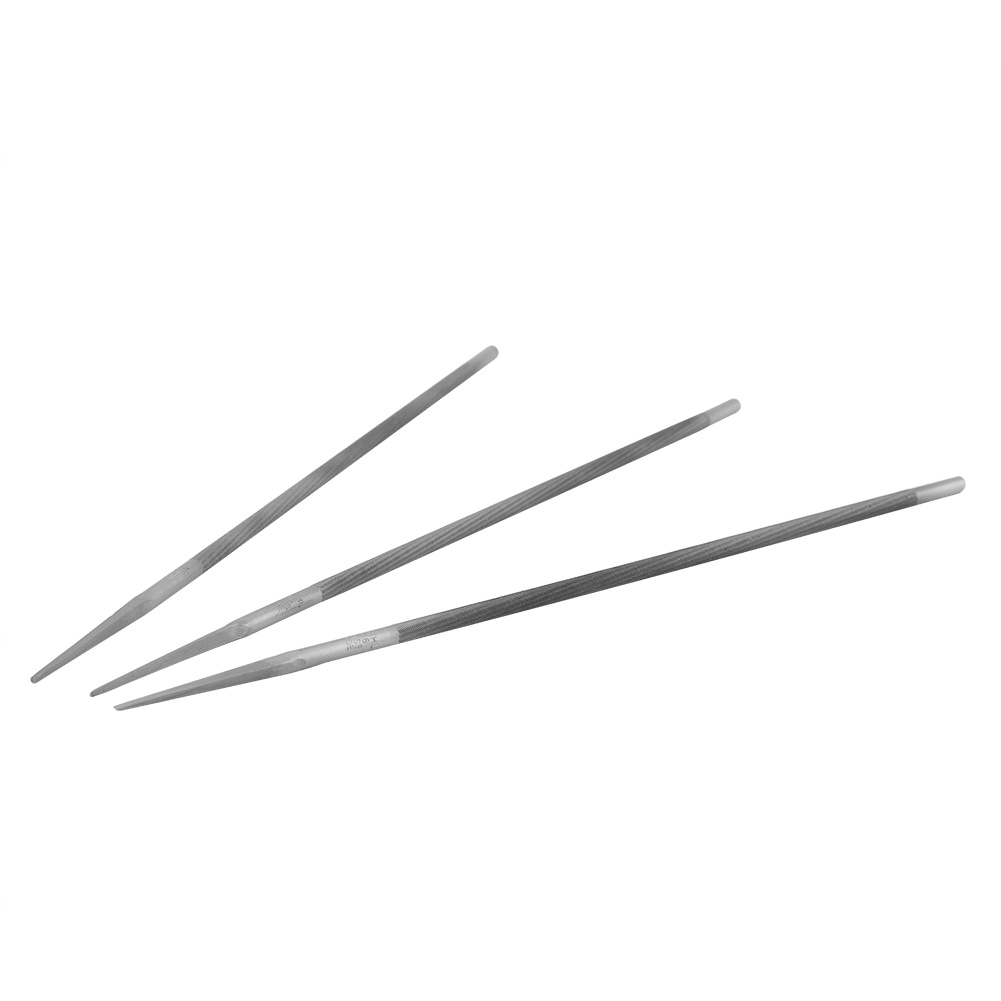 3-teiliges Set Aus 4,8 Mm Rundstahl-schärffeilen Zum Schärfen Von Kettensägen Und Holzbearbeitungsmaschinen