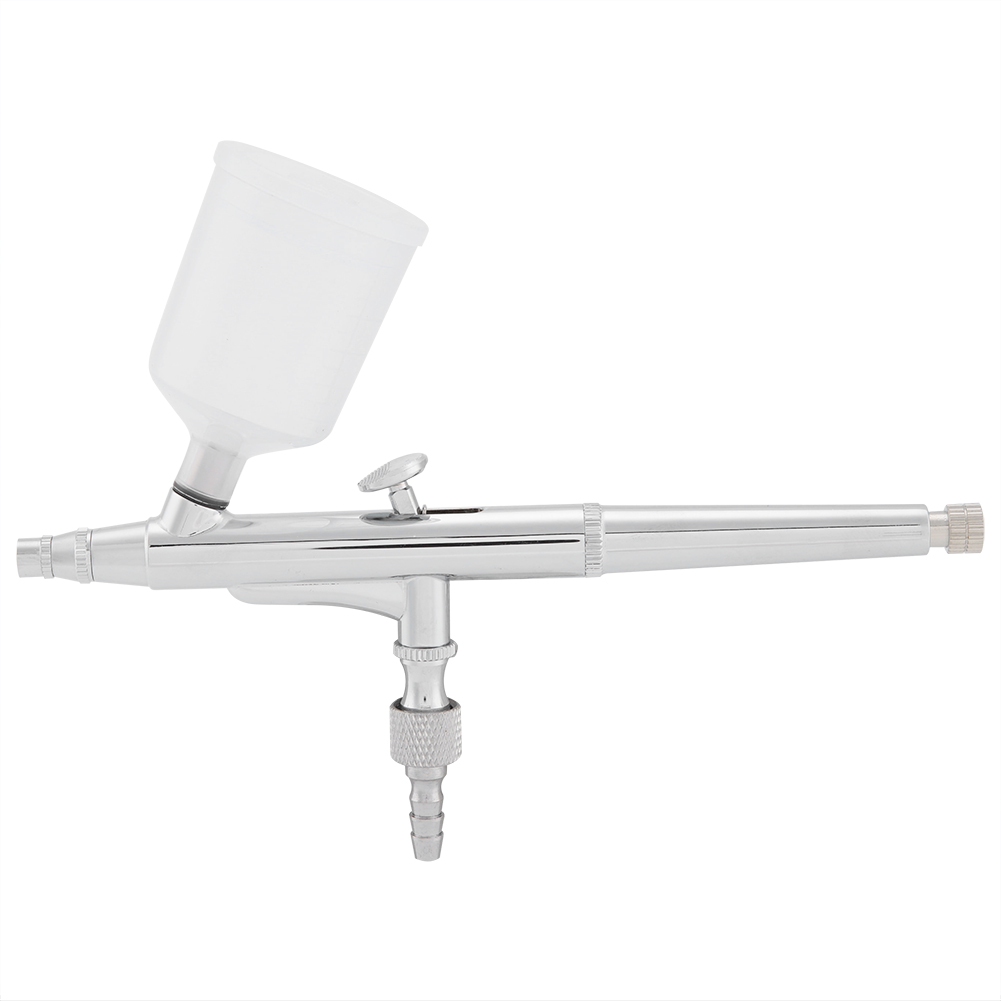 Airbrush-set Mit Doppelfunktion, Bestehend Aus Nadel, Großem Farbbehälter, Sprühgerät, Farbe Und Künstlerbedarf (0,3 Mm).