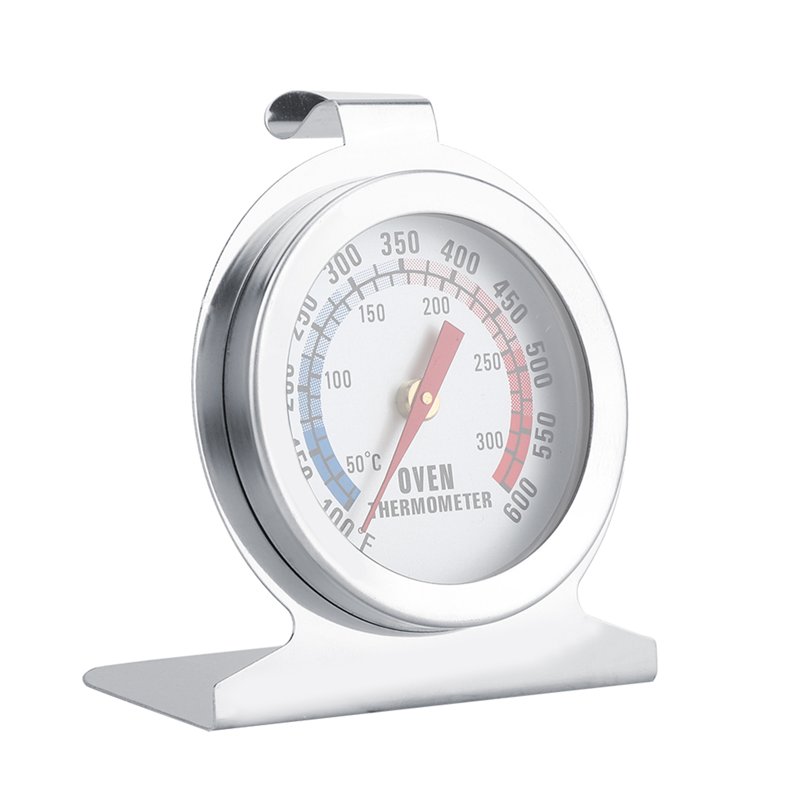 Ofenthermometer Aus Edelstahl Mit Skala Zur Messung Der Temperatur Von Lebensmitteln Und Fleisch (50-300℃)