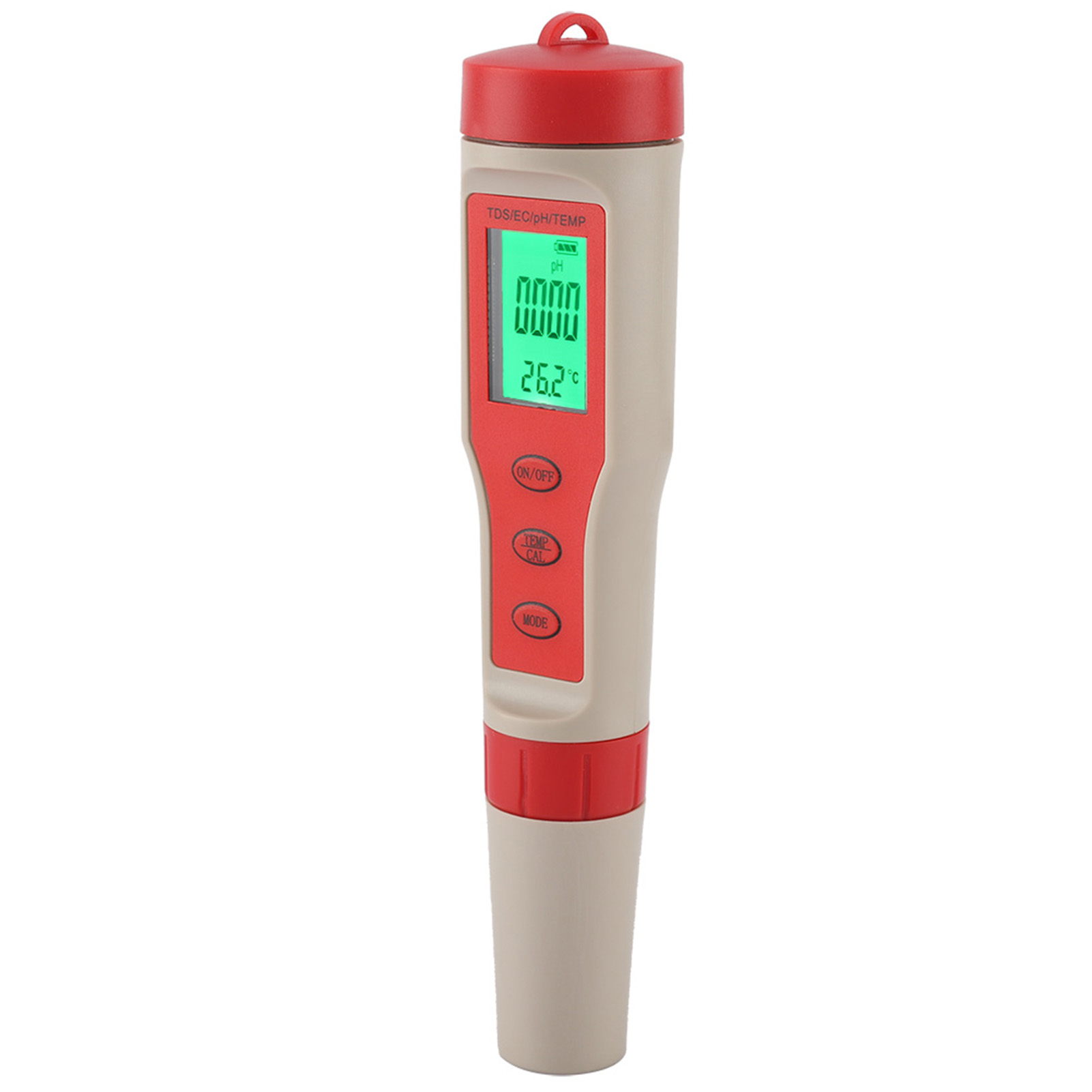 4-in-1 Tragbares Digitales Messgerät Für Tds, Ph-wert, Ec-wert Und Temperatur – Wasserqualitätstester Und Reinheitsstift