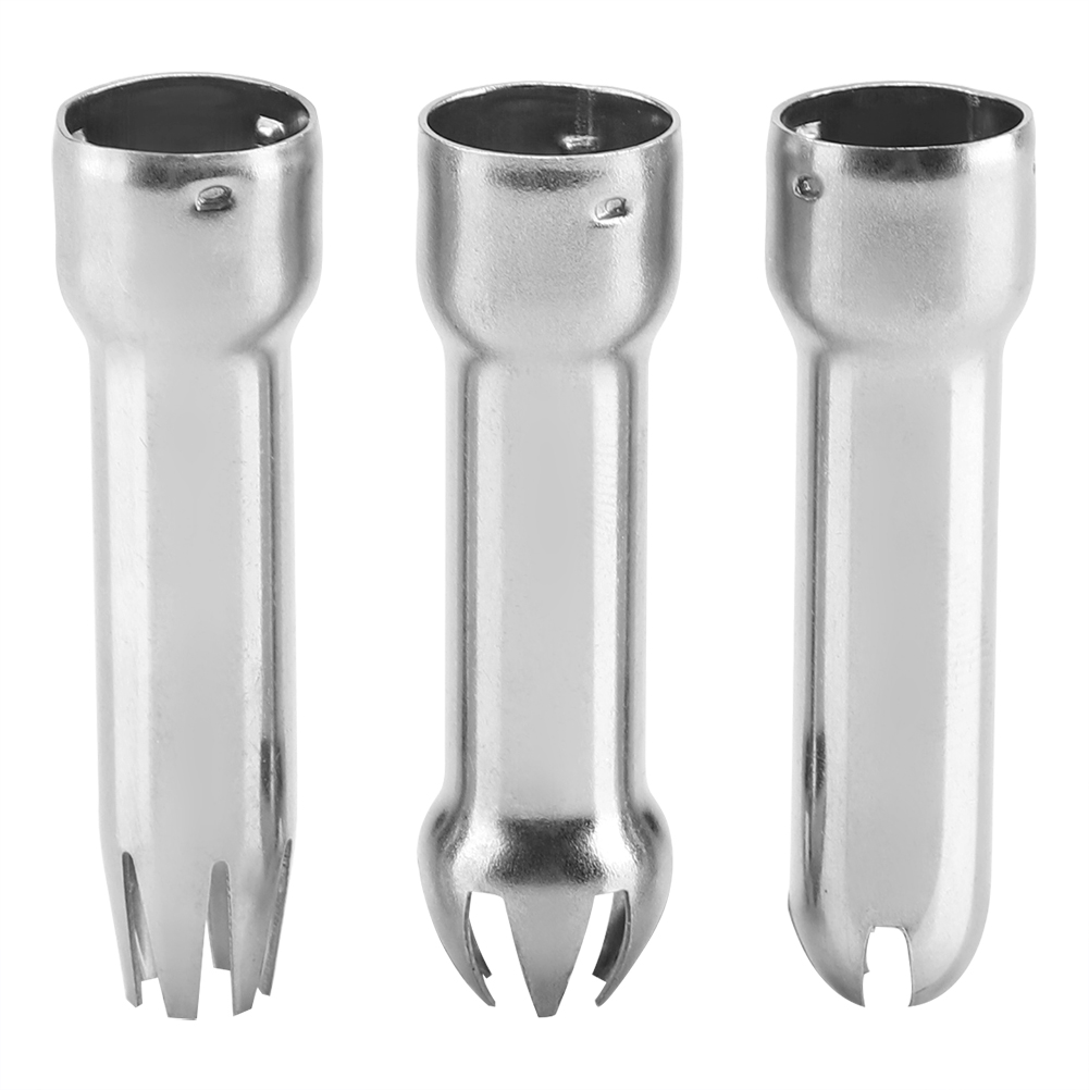 3-teiliges Set Aus Robusten Und Sicheren Edelstahl-sahne- Und Spritztüllen Zum Dekorieren Von Kuchen Und Backwaren.