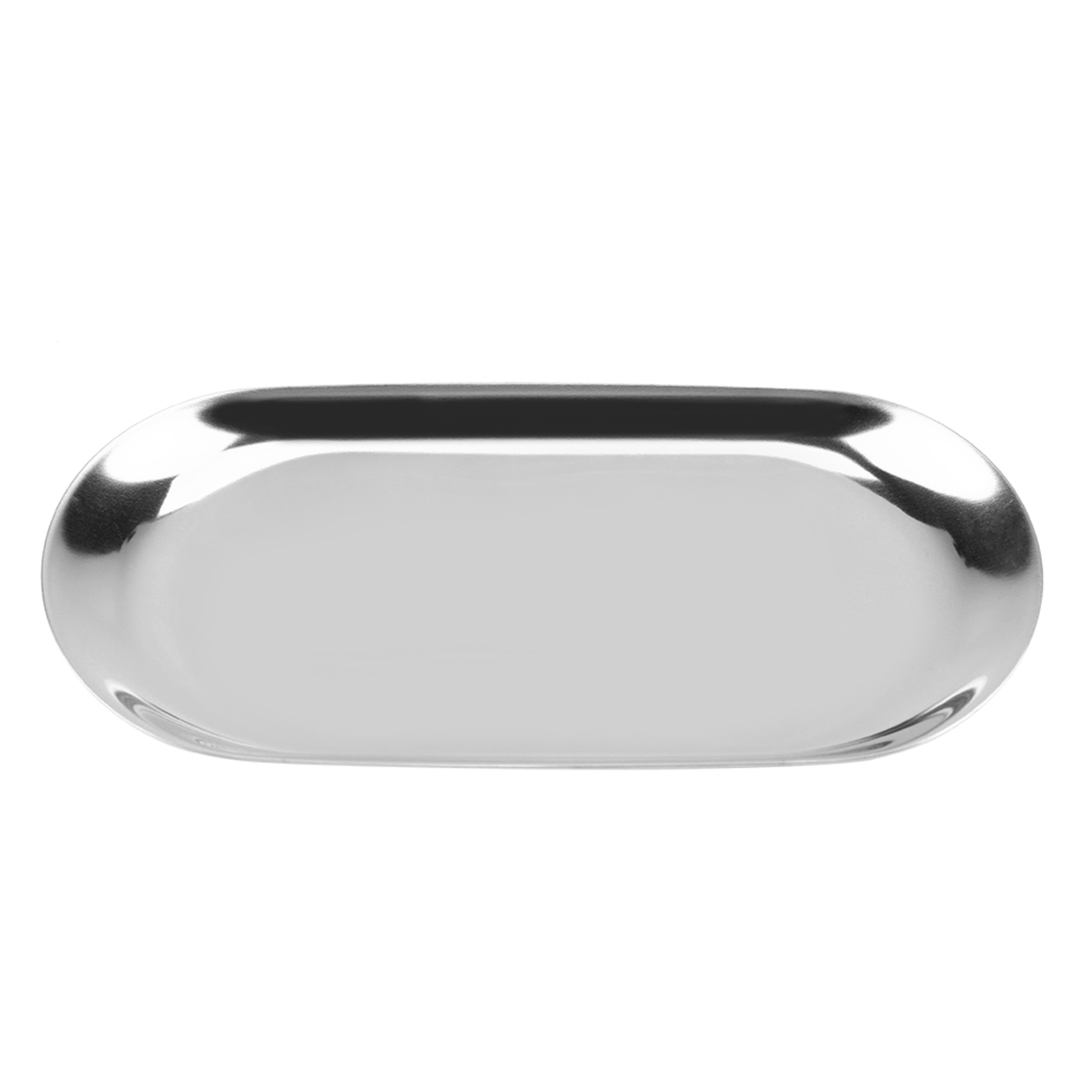 Aufbewahrungsschale Aus Edelstahl Im Nordischen Stil, Ideal Für Kosmetikartikel, Schmuck Und Kuchen, Für Schreibtische (silber, Größe L)
