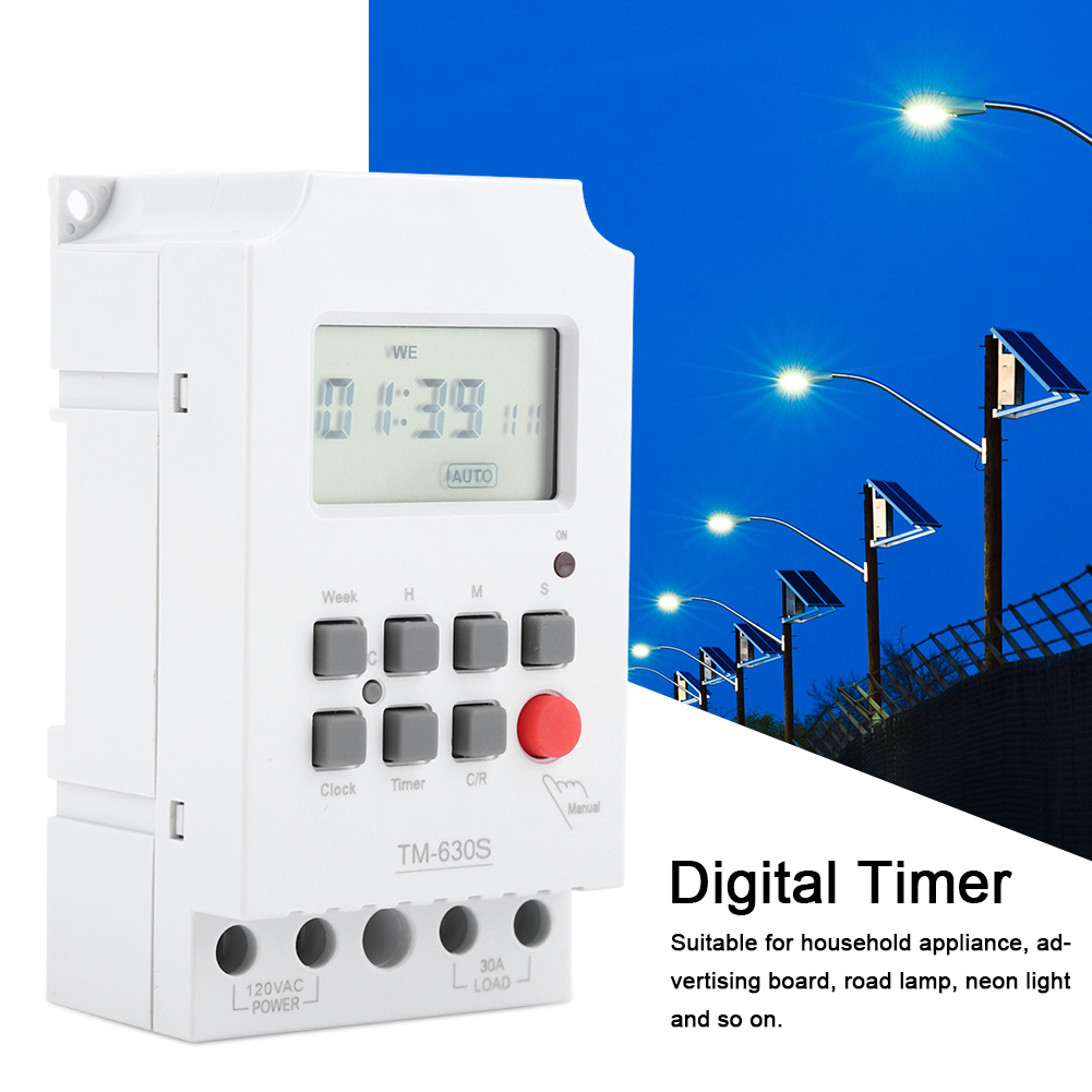 110v Digitaler, Langlebiger, Programmierbarer Smart-control-schalter Mit Timer