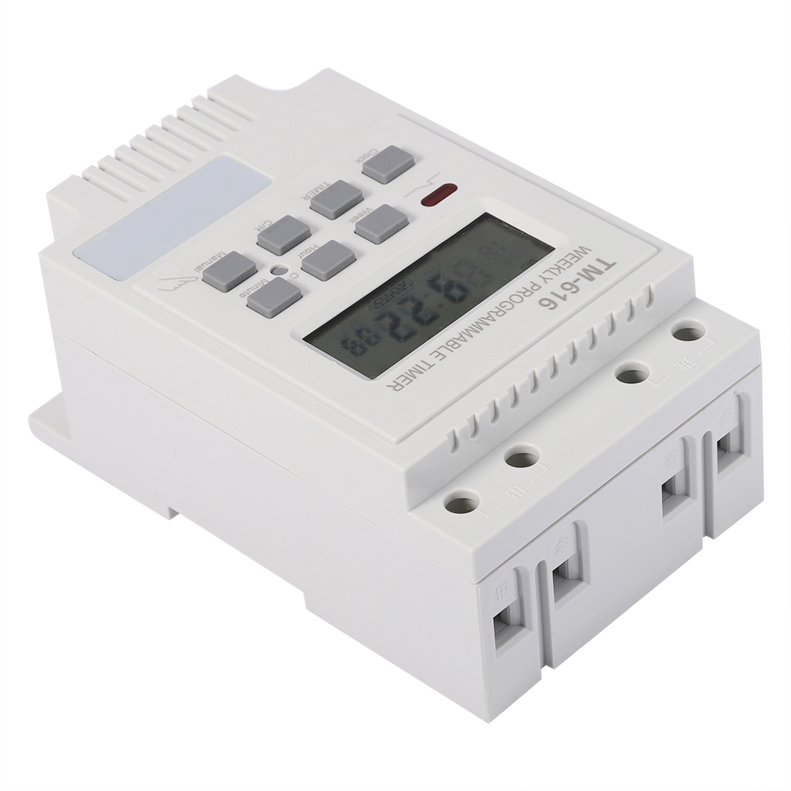 12v Digitaler, Langlebiger, Programmierbarer Smart-control-schalter Mit Timer (weiß)