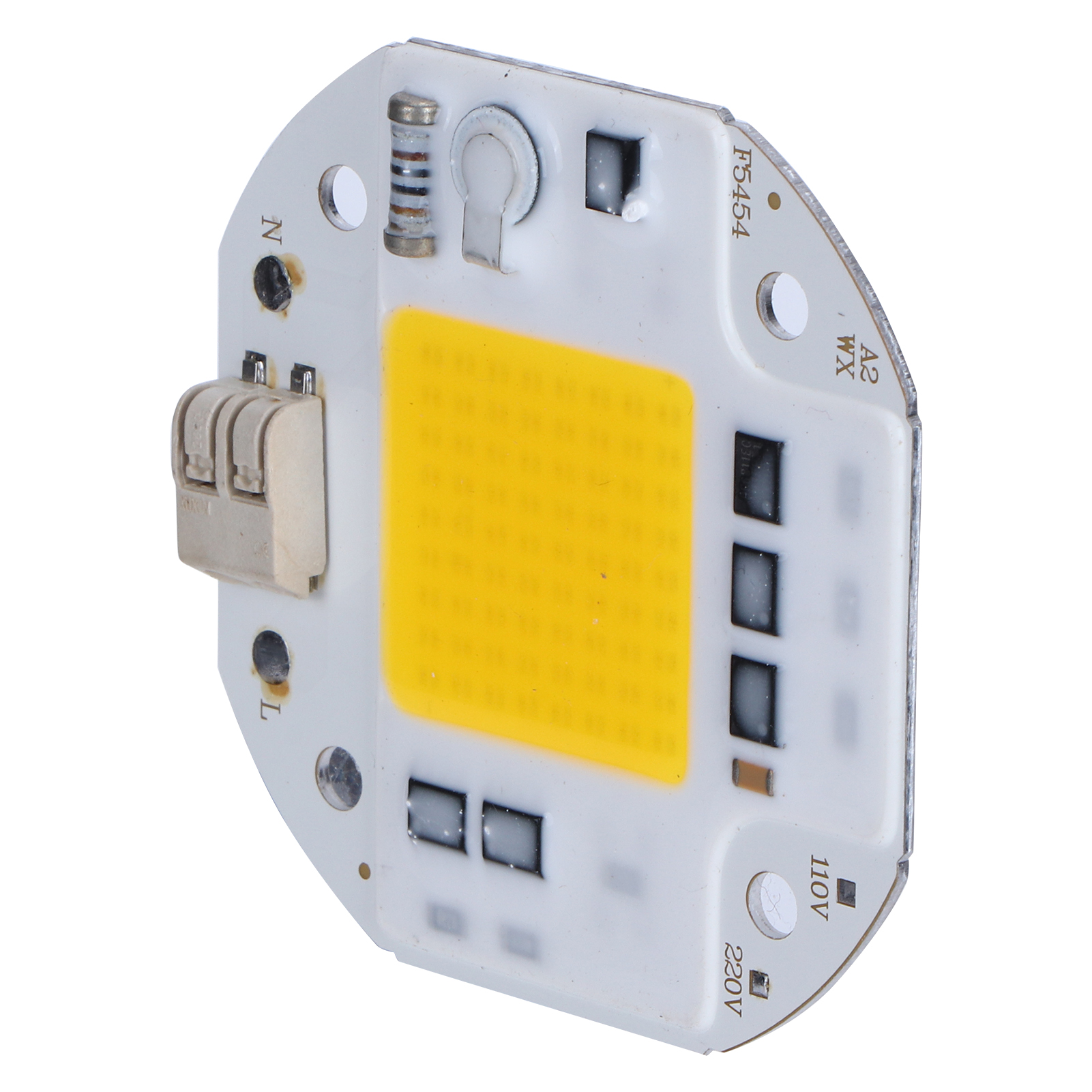 Ac220v 50w Integrierte Chip-lichtquelle, Heller Cob-scheinwerfer, Warmweiß