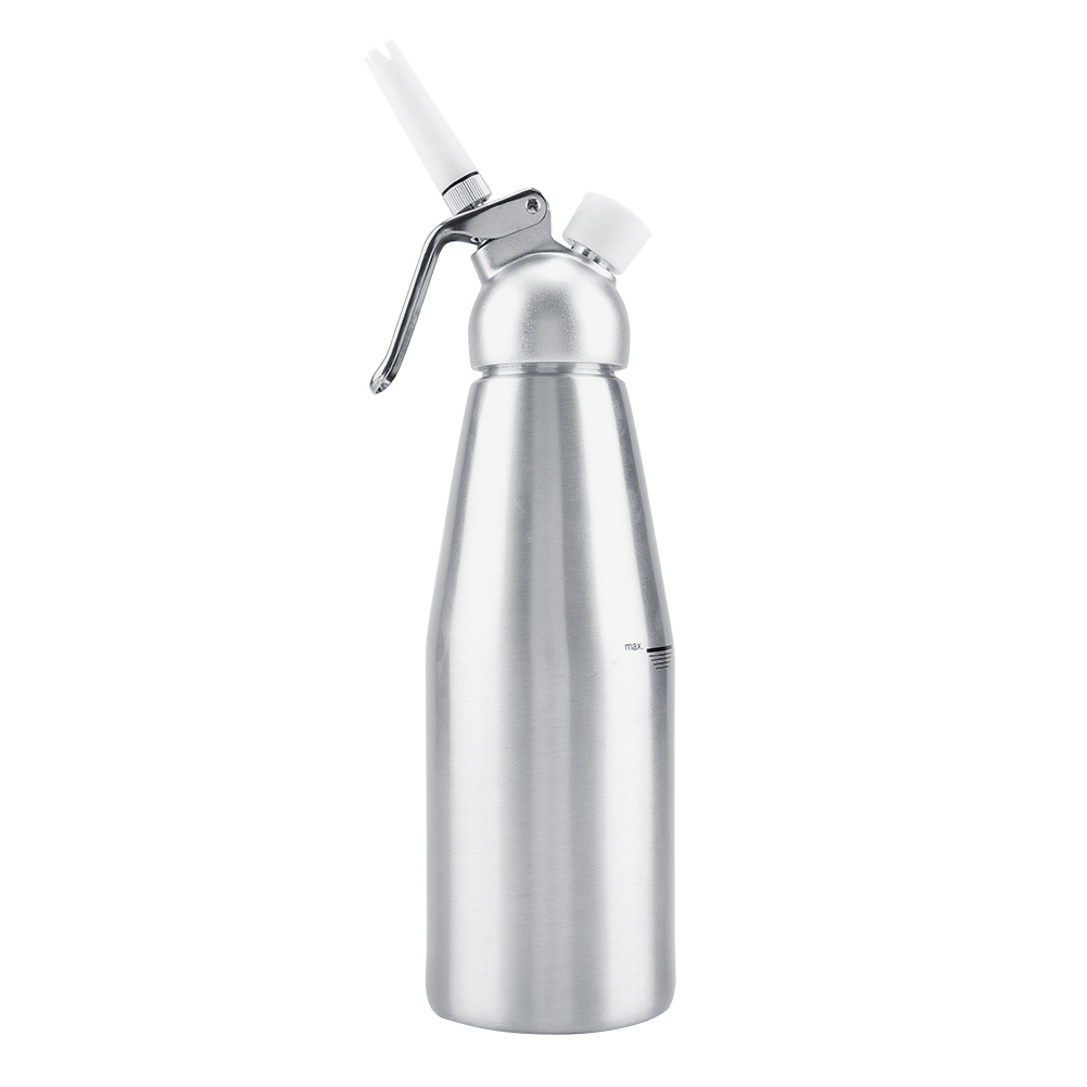 Tragbarer Sahnespender Aus Aluminium (1000 Ml) – Ideal Zum Schlagen Und Dekorieren