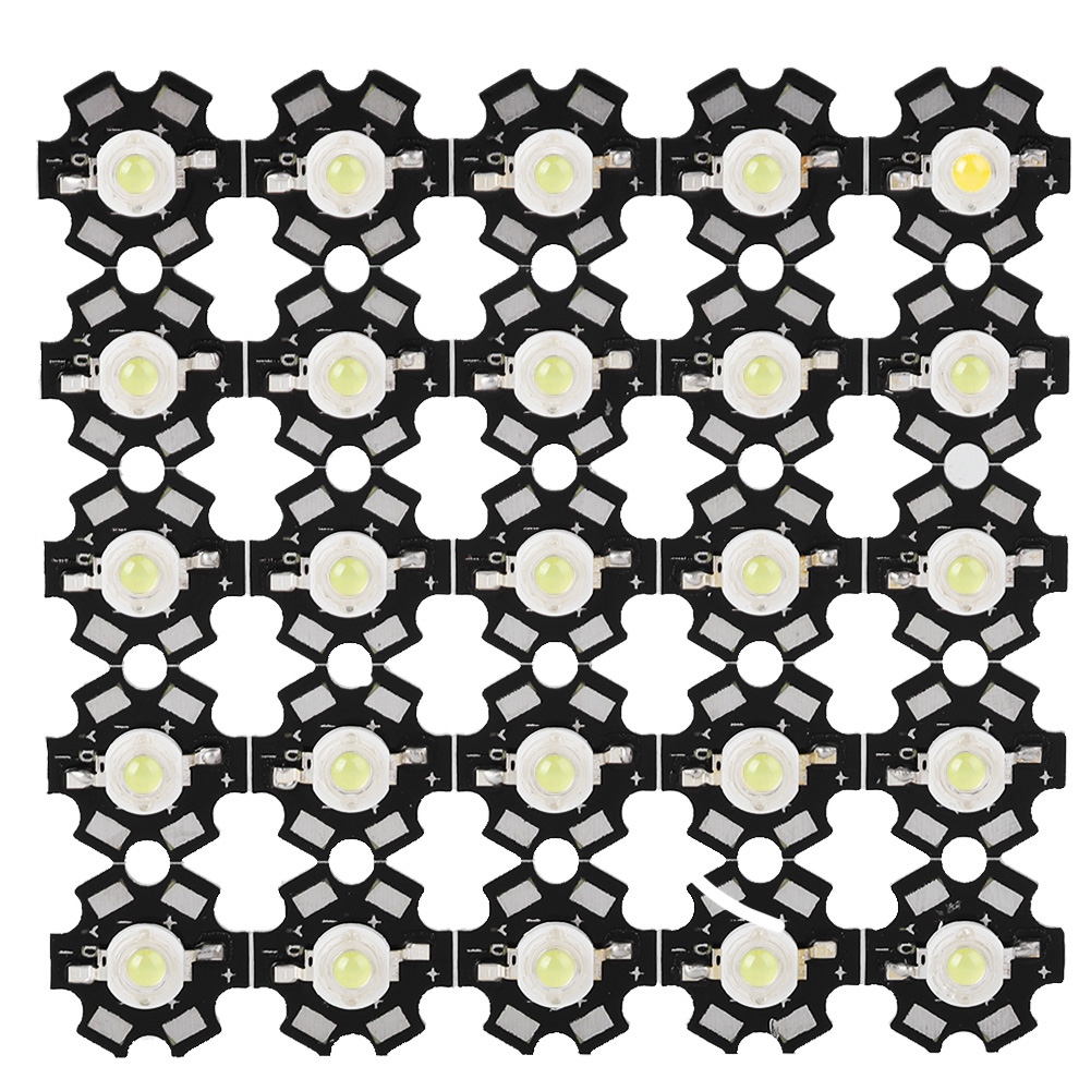 25 Leistungsstarke Led-strahler Mit Integriertem Chip, Weiß, 10.000–15.000 K