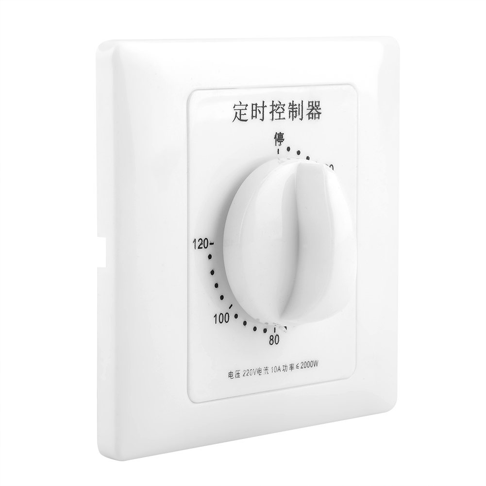 220v Wasserpumpen-timer Mit Mechanischem Countdown, Intelligenter Timer-schalter Für Den Innenbereich (120 Minuten)