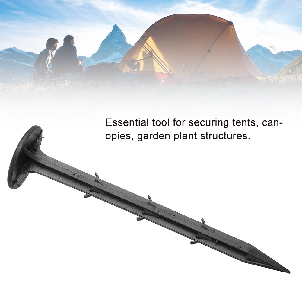 50 Robuste Kunststoff-zeltnägel Für Garten, Camping, Markisen, Pavillons Und Zelte (16 Cm)