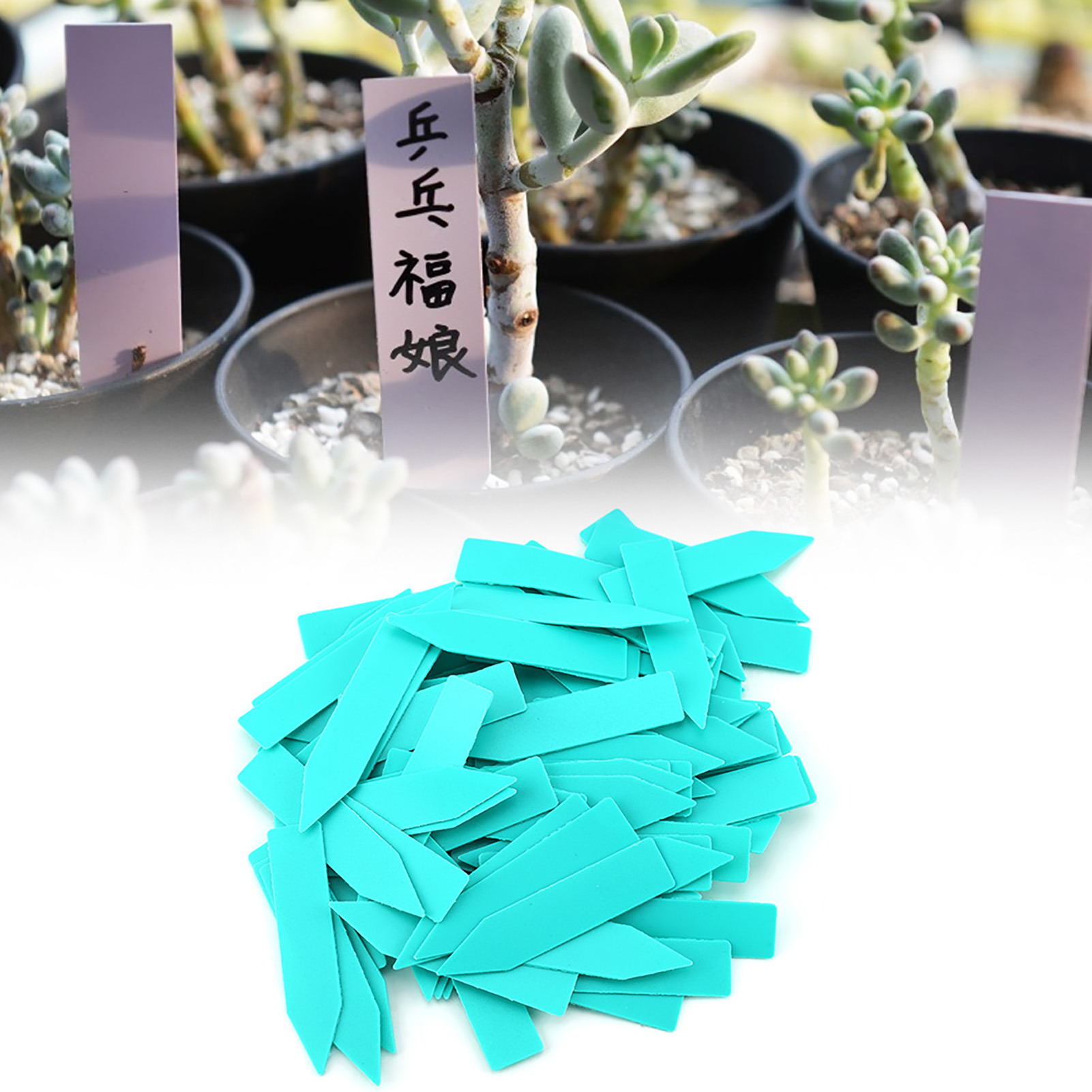 100 Kunststoffetiketten Für Blumen- Und Pflanzensamen