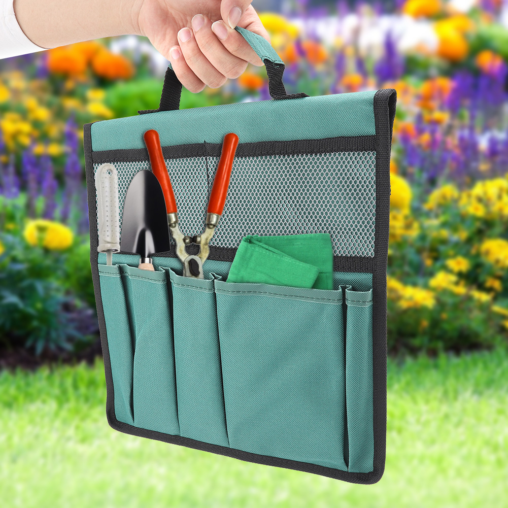 Faltbare, Tragbare Gartenkniebank Mit Knietasche Und Werkzeugtasche (grün)