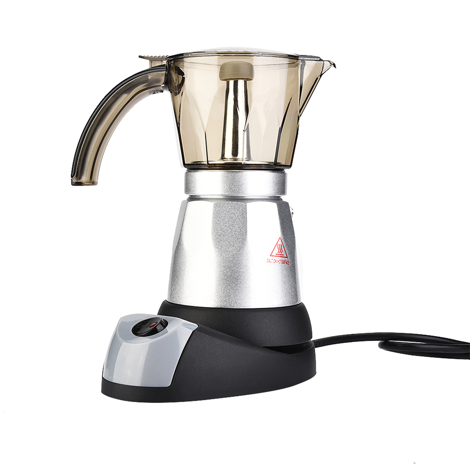 Elektrische Espressokanne Mit Großem Fassungsvermögen, Herdplatten-espressokanne, Kaffeemaschine Mit Perkolatorfunktion, 300 Ml