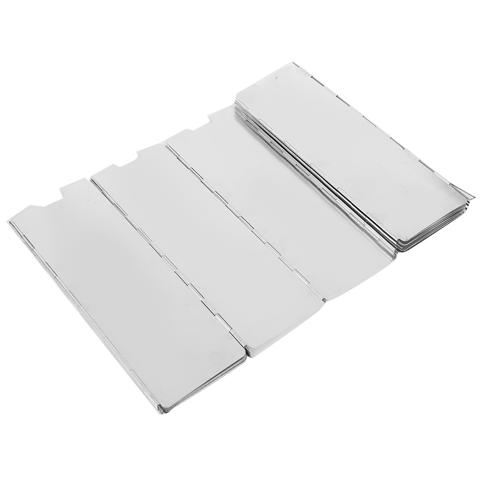 16-teiliger Tragbarer Windschutz Für Kochplatten Aus Aluminiumlegierung (kassettenkocher) Und Picknick-windschutz