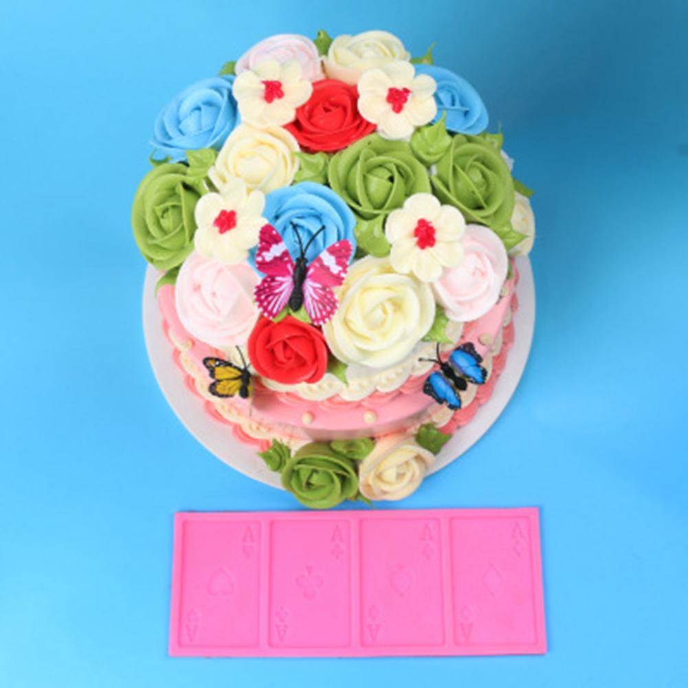 Kuchenform In Pokerform, Kekse, Schokolade, Fondant, Lebensmittel, Silikonform, Backform