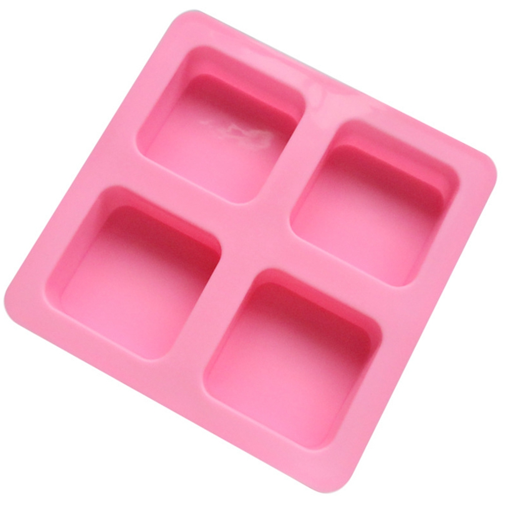 Silikon-kuchenform, 4-teilig, Quadratisch, Diy-backform, Für Seifen- Und Schokoladenherstellung