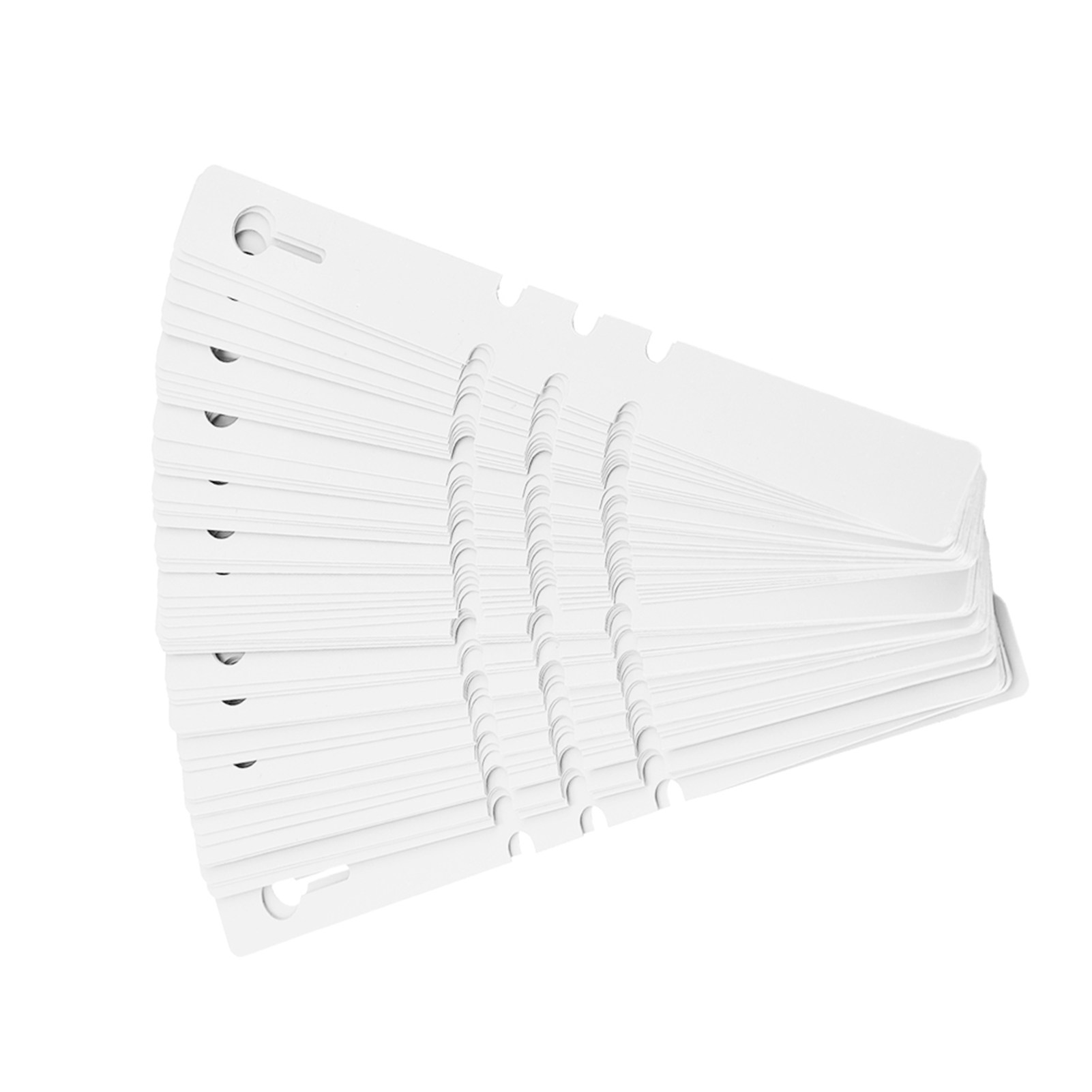 100 Stück Gartenstäbe Aus Kunststoff, Pflanzenaufkleber, Rasendekorationen, Weiß