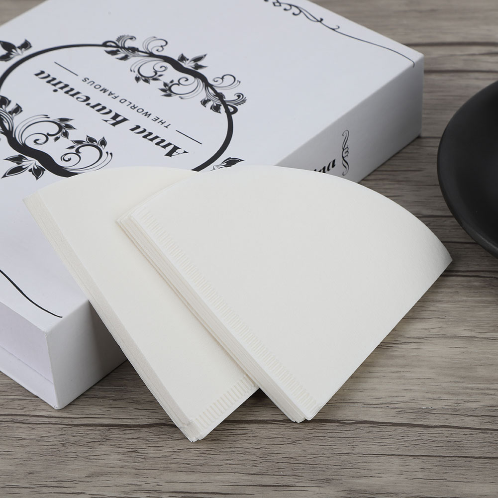 50 Konische Filterpapiere Für Gemahlenen Kaffee, Ersatzfilter Für Kaffeetassen