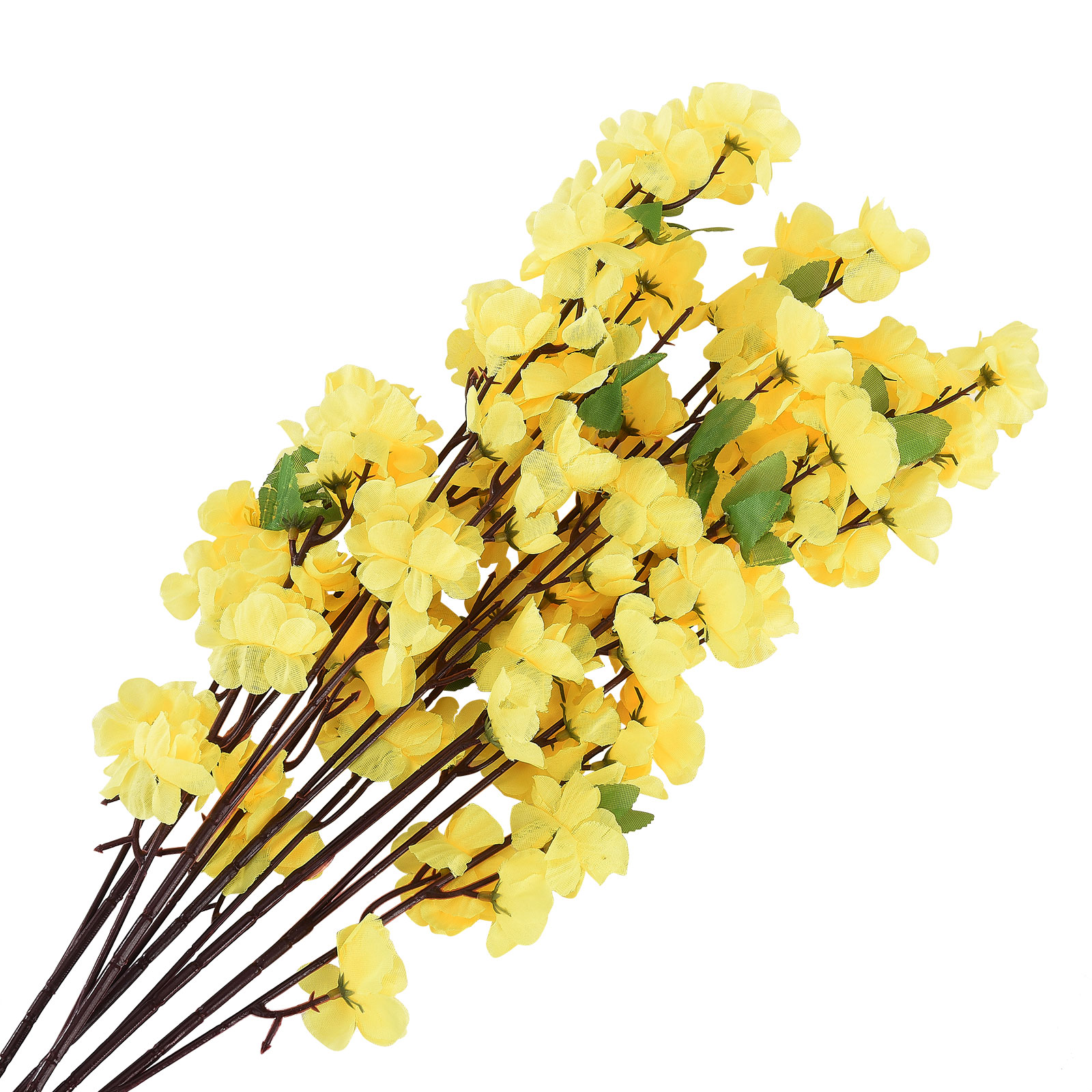 Künstliche Pfirsichblüte, 65 Cm, Gelb, Für Zuhause, Hochzeit, Schlafzimmer, Party, Tischdekoration