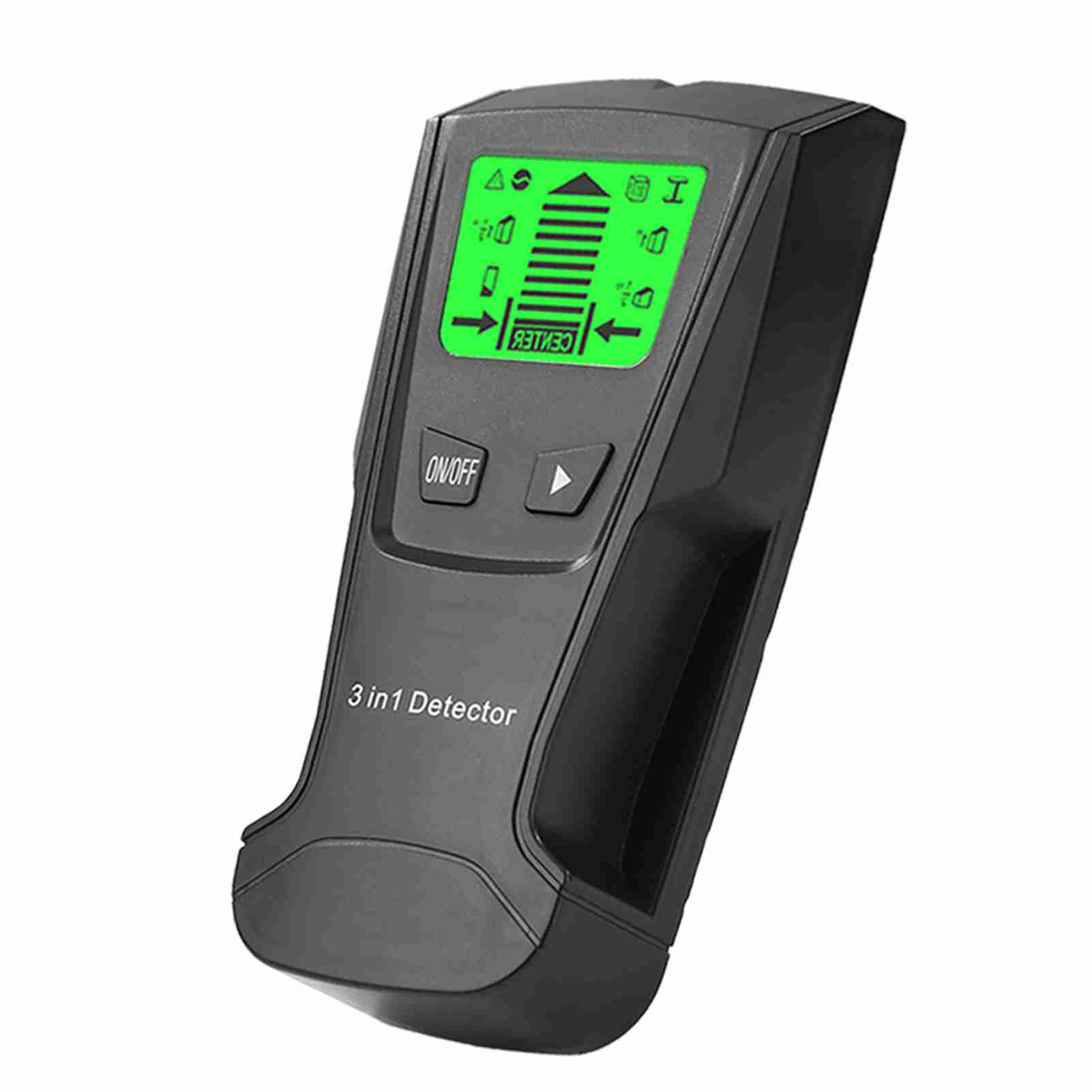 3-in-1-metalldetektor Mit Lcd-display, Stromkabeldetektor Und Automatischer Korrekturfunktion