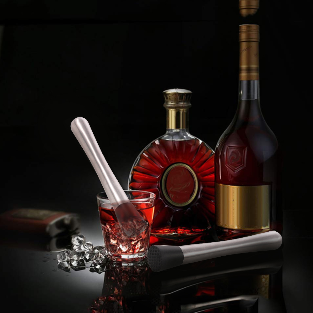 Stößel Aus Edelstahl, Cocktailstößel, Servierbesteck Für Küche, Grill, Bar Und Grillpartys