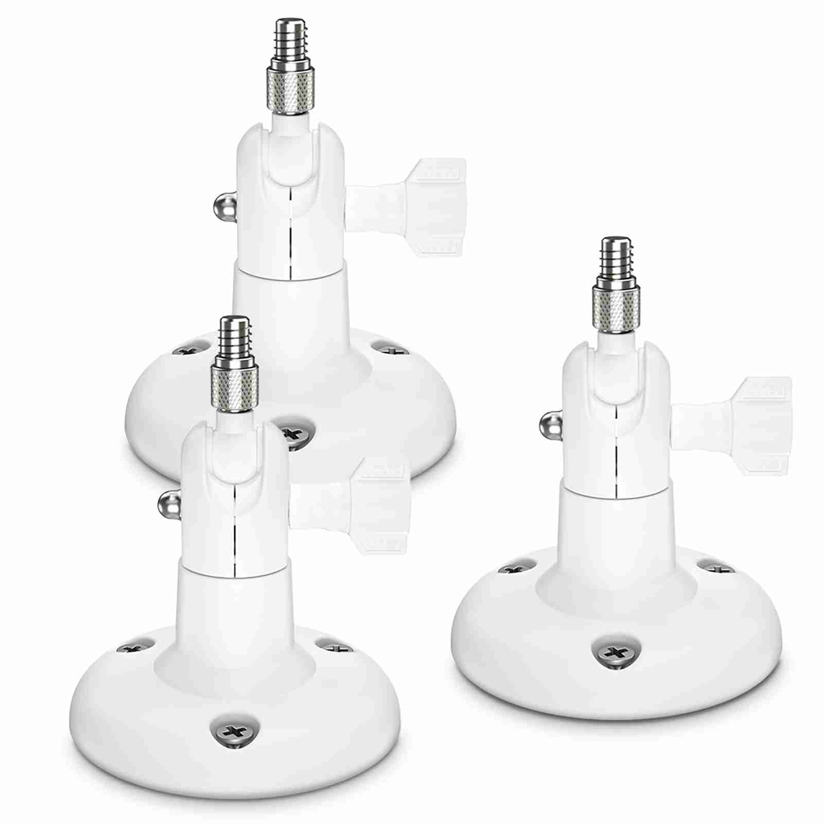 3 Verstellbare Wandhalterungen Für Arlo Hd/arlo Pro/arlo Pro2/arlo Go/arlo Ultra/wyze Cam Pan Heimkameras, Weiß, Für Den Innen- Und Außenbereich