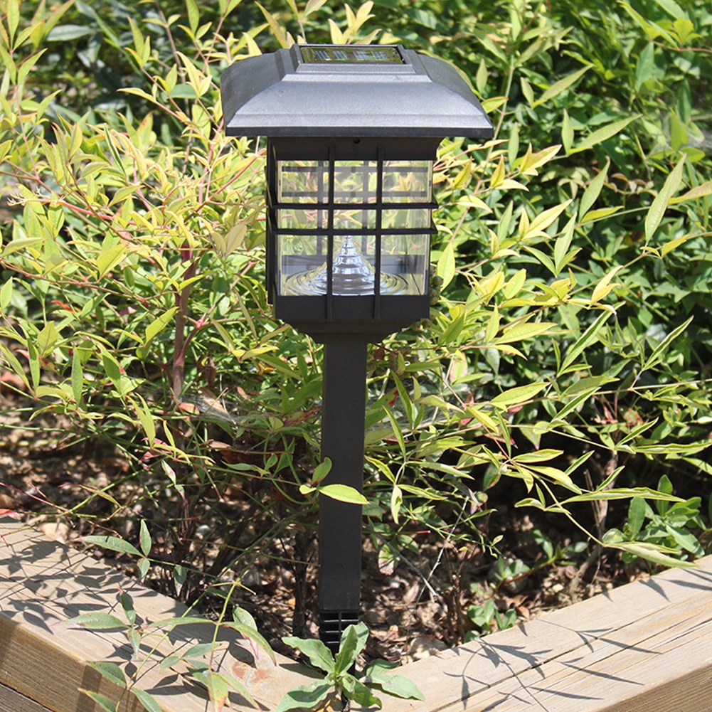 Solar-led-gartenleuchte Für Den Außenbereich, Ip65 Wasserdicht, Dekorativ Für Rasen, Hof Und Einfahrt, Weiß, 48,5 Cm, 3 Leds, 600 Mah